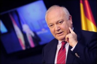 O ministro español de Exteriores, Miguel Ángel Moratinos