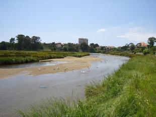 O río Lagares ao seu paso por Vigo