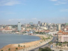 Zona costeira de Luanda