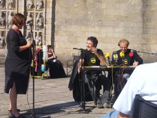 Presentación dos actos do 15 aniversario da Sala Nasa, en setembro de 2007