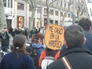 Imaxes das manifestacións estatais por unha vivenda digna / Flickr: joseblazquez