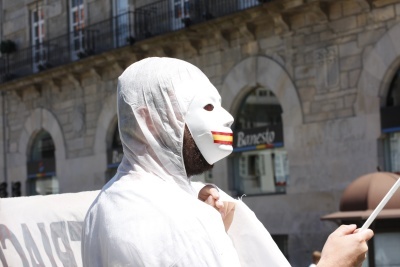 Detalle da manifestación