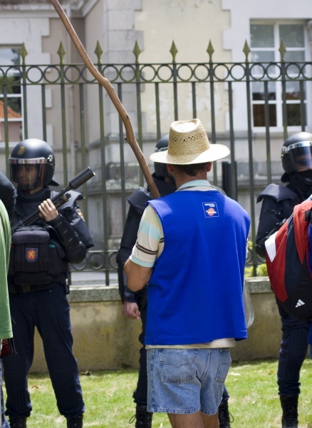 Mobilización en Compostela